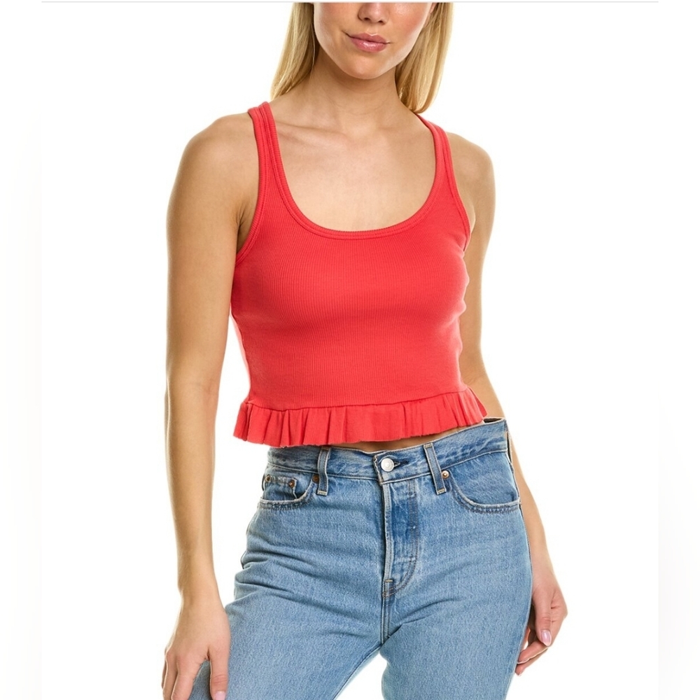 NWOT M Nation LTD Langley Crop Top in Candy Apple